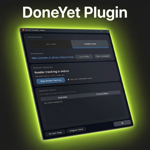 DoneYet render monitor preview